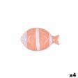 Bowl Quid Kaleido Coral Ceramic Fish 14 x 9 x 3 cm (4 Units) Cheap