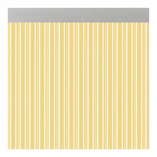 Curtain Acudam Ferrara Doors Yellow Transparent Exterior PVC Aluminium 90 x 210 cm Online