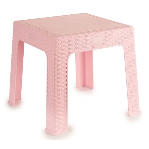 Child s Table Rattan Plastic 47 x 42 x 47 cm (4 Units) Online