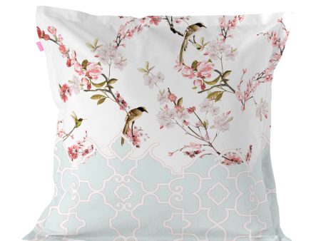 Pillowcase HappyFriday Sakura Multicolour 80 x 80 cm Discount