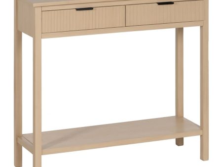 Console Natural Pine MDF Wood 90 x 30 x 81 cm Online now