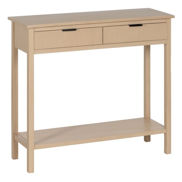 Console Natural Pine MDF Wood 90 x 30 x 81 cm Online now