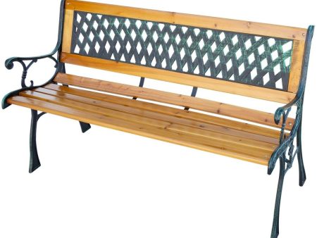 Bench Aktive Wood 125 x 73 x 52 cm Online Sale