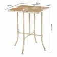 Centre Table Alexandra House Living White Metal Fir wood MDF Wood 48 x 66 x 48 cm on Sale