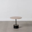 Centre Table Black Natural 50 x 50 x 45 cm For Sale