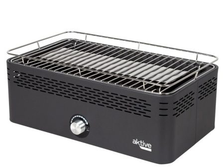 Portable Smokeless Charcoal Barbecue Aktive Stainless steel Iron 45 x 19 x 28 cm Online Hot Sale