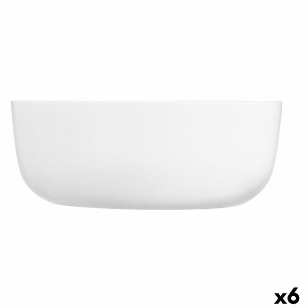 Bowl Luminarc Diwali White Glass 17,8 cm (6 Units) For Cheap