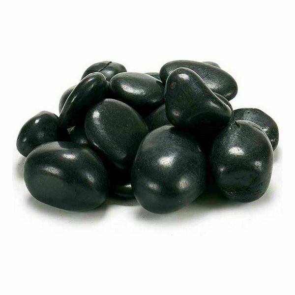 Decorative Stones Large Black 3 Kg (4 Units) Discount