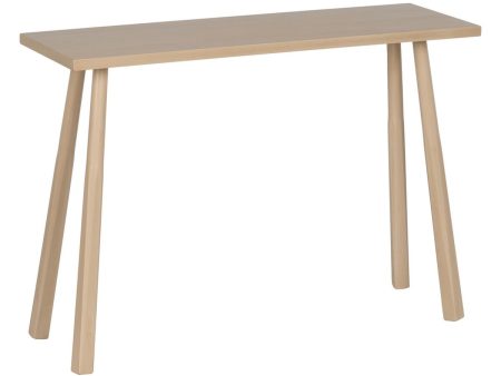 Console Natural Pine MDF Wood 106 x 35 x 75 cm For Cheap