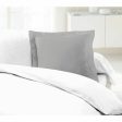 Pillowcase Lovely Home Light grey 63 x 63 cm (2 Units) Sale