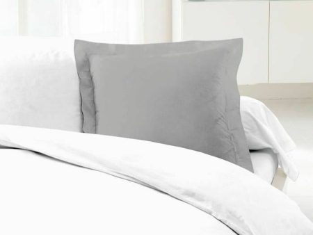 Pillowcase Lovely Home Light grey 63 x 63 cm (2 Units) Sale