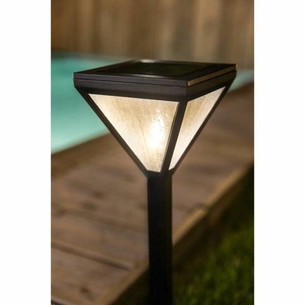 Solar lamp Galix 25 lm Black Stainless steel Online Hot Sale