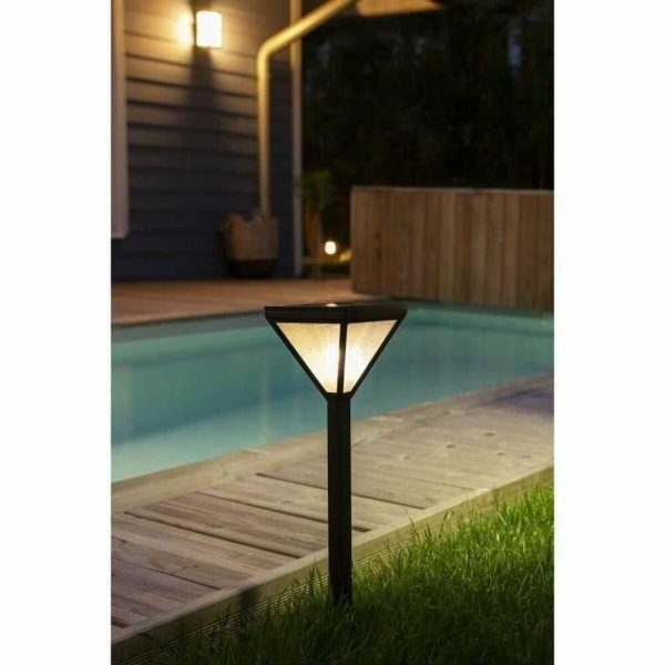 Solar lamp Galix 25 lm Black Stainless steel Online Hot Sale