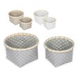 Basket set Confortime Plastic 2 Pieces 26 x 26 x 17 cm Circular Online Sale