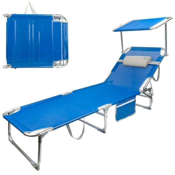 Beach sunbed Aktive 188 x 30 x 58 cm For Sale