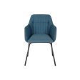 Chair DKD Home Decor Blue Black 59,5 x 60,5 x 78 cm Online