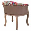 Armchair Alexandra House Living Light Pink Rubber wood 100 % polyester 61 x 71 x 61 cm For Sale