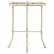 Centre Table Alexandra House Living White Metal Fir wood MDF Wood 48 x 66 x 48 cm on Sale