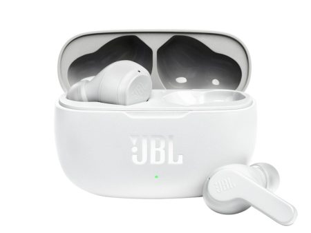 Headphones with Microphone JBL JBLW200TWSWHT White Plastic Supply