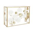 Console DKD Home Decor White Golden Metal Mirror 108 x 37 x 80 cm Online Sale