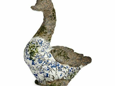 Decorative Garden Figure Duck Polyresin 17 x 42 x 40 cm (2 Units) Fashion