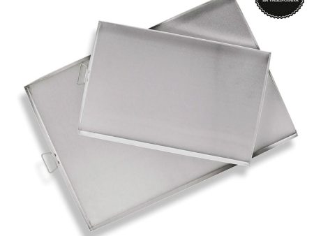 Baking tray Vaello 75495 31 x 25 cm Aluminium Chromed Hot on Sale