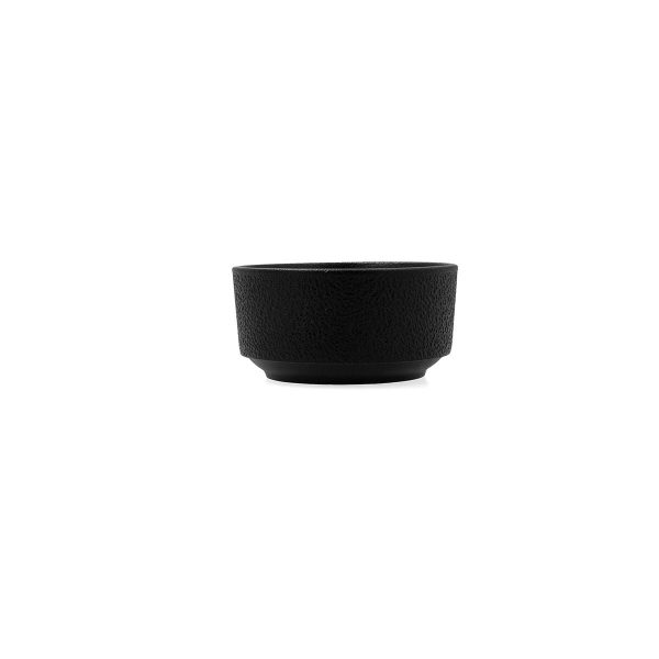 Bowl Bidasoa Fosil Black Ceramic 11,8 x 11,8 x 5,9 cm (6 Units) For Cheap