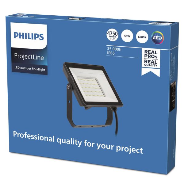 Floodlight Projector Light Philips ProjectLine 4750 Lm 50 W 6500 K Hot on Sale