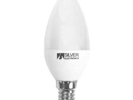 Candle Silver Electronics ECO VELA E14 5W 3000K A+ White Black 5 W E14 (3000K) Supply