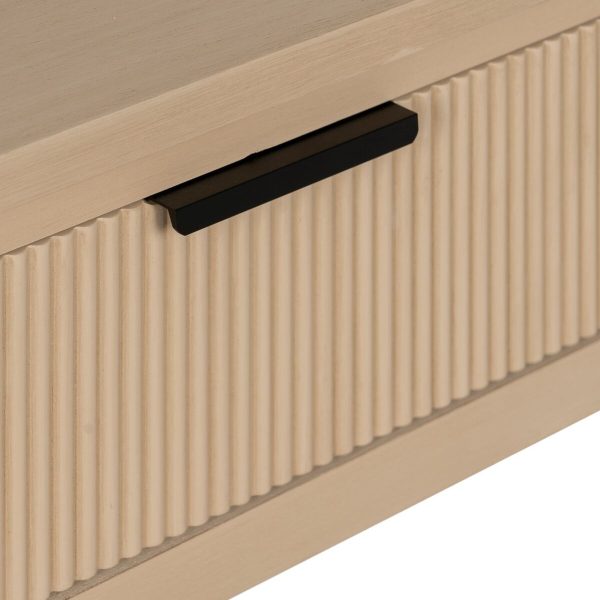 Console Natural Pine MDF Wood 90 x 30 x 81 cm Online now