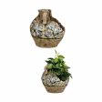 Decorative Garden Figure Vase Polyresin 28,5 x 28 x 28,5 cm (2 Units) For Discount