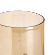 Candleholder Golden Crystal Steel 12 x 12 x 23 cm Fashion