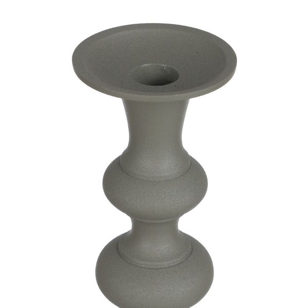 Candleholder 13 x 13 x 47 cm Aluminium Green Online