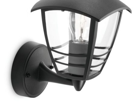 Wall Light Philips My Garden Creek Black Aluminium A 60 W E27 Supply