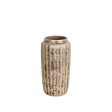 Vase Romimex Beige Ceramic 30 x 30 x 15 cm 15 x 30 x 15 cm Cheap