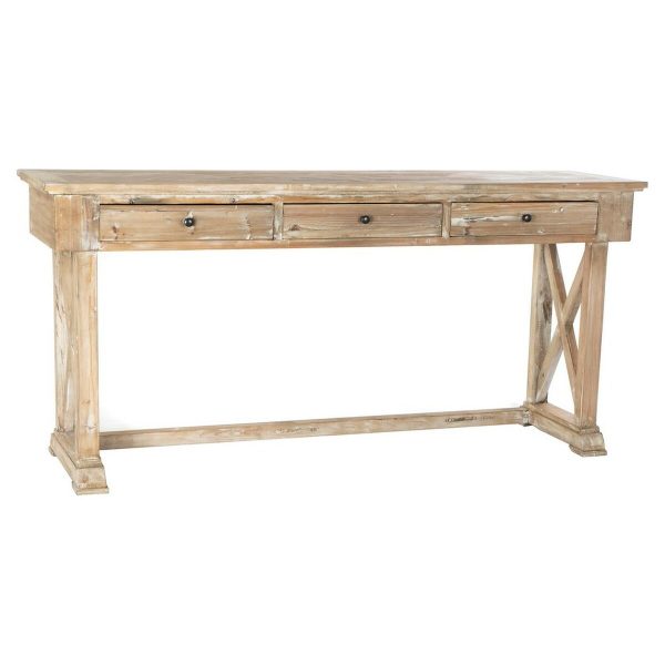 Console DKD Home Decor MB-172724 184,5 x 48 x 86 cm White Light brown Pinewood Supply