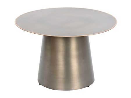 Side table DKD Home Decor Golden Dark grey Metal 60 x 60 x 37 cm Online