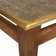 Centre Table Alexandra House Living Brown Gold Metal Mango wood 45 x 42 x 45 cm Sale