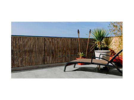 Fence Nortene Fency wick Dark brown (1 x 3 m) Online Hot Sale