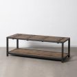 Centre Table Black Natural 165 x 64 x 55 cm on Sale