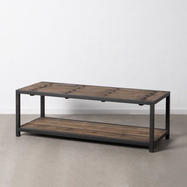 Centre Table Black Natural 165 x 64 x 55 cm on Sale