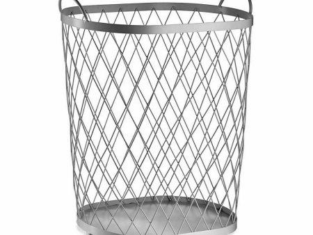 Basket Silver Metal 40 L 31 x 54,7 x 46,5 cm (4 Units) Supply