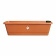 Plant pot Elho Brown 65 x 20 x 18 cm Plastic Squared For Cheap