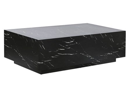 Centre Table Home ESPRIT Black MDF Wood 120 x 60 x 35 cm For Cheap