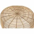 Centre Table DKD Home Decor Natural Metal polypropylene 70 x 70 x 38 cm Cheap