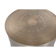 Centre Table Home ESPRIT Golden Aluminium 90 x 90 x 47 cm Online