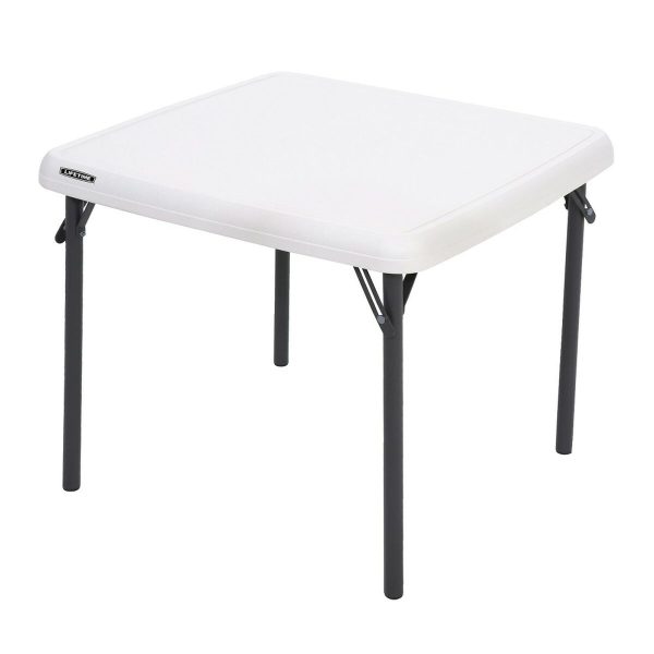 Child s Table Lifetime White Foldable 61 x 53,5 x 61 cm Steel Plastic Online Hot Sale