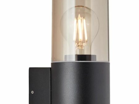 Wall Light Brilliant Sergioro Exterior E27 Black 20 W For Discount