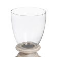 Candleholder White Wood Crystal 28 x 28 x 43 cm Discount