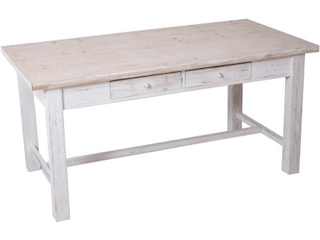 Table Alexandra House Living White 160 x 76 x 80 cm With boxes Hot on Sale